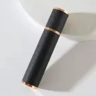 Дорожній міні атомайзер зі штучної шкіри для парфумів Parf компактний флакон для парфумерії з пульверизатором, 10 мл, 11.2х2.3 см, чорний (106507433)