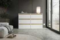 Комод Garant Ідея 760 х 1200 2_3Ш Німфея альба/Дуб артизан (00-00526334)