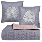 Набір IDEIA Покривало сіре Євро 220х240 см Двостороннє Антиалергенне волокно + Подушки 50х50 см 2 шт (2200004868981)
