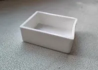 Заглушка верхнього карнизу жалюзі біла