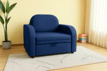 М'яке розкладне крісло Tobi Sho Дрім для підлітків рогожка Bahama Синій/30, 940х850х730 мм