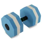 Гантелі для аквааеробіки PL-3533 Білий-блакитний