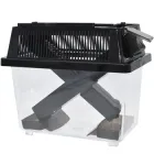 Контейнер для цвіркунів Repti-Zoo Crickets Keeper, з трубками для годування, вентиляцією та мисками, 19×11×15 см