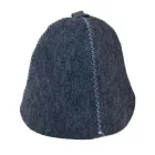 Шапка для бані або сауни із щільного матеріалу, щільна захисна шапка для парилки Сіра