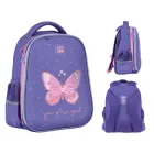 Рюкзак шкільний напівкаркасний GoPack Education Glowing 38x28x13 см 15 л Фіолетовий (GO25-165M-4)