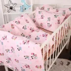 Комплект постільної білизни MirSon Kids Time 110x140 см 20-0042 Pink Mikey Mouse Бязь (2200009640612)
