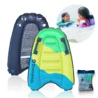 Надувний Дитячий Бодіборд Матрац для Плавання на Хвилях ZAMASMEL Version 2.0 від 3 - 12 років з Ручками з Сумочкою Різнокольоровий