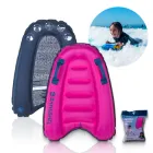 Надувний Дитячий Бодіборд Матрац для Плавання на Хвилях ZAMASMEL Version 2.0 від 3 - 12 років з Ручками з Сумочкою Рожевий