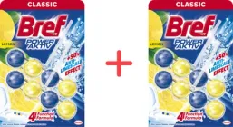 Упаковка твердих туалетних блоків Bref Сила актив Лимон Дуопак 2х50 г + 2х50 г (9000100656832/9000100656832)