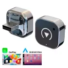 Адаптер Бездротовий Carplay Smart для авто для Apple CarPlay і Android Auto USB 5G WiFi Bluetooth Сірий