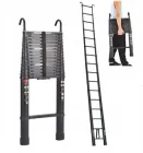Телескопічна алюмінієва стремянка 6,2 м DayPlus протиковзка до 150 кг