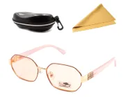 Окуляри для водіїв фотохромні Polar Eagle Pro Pink для нічної та денної їзди набір із Чохлом