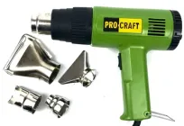 Фен будівельний Procraft PH2100 + 4 насадки