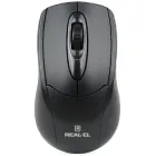 Мишка дротова комп’ютерна REAL-EL RM-207 1000dpi з симетричним корпусом Black (EL123200015)