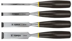 Стамеска TOPEX, набір 4шт, 6-24мм