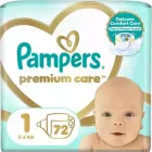 Підгузки Pampers Premium Care розмір 1 (2-5 кг), 72 шт