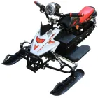 Електроснігокат на амортизаторах з двигуном 800 Вт та швидкістю до 40 КмЧ Crosser S-1 Червоний