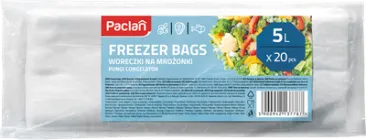 Пакети Paclan для заморожування 22 мкм 5 л х 20 шт (5900942137787)