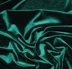 Оксамитова тканина велюр стрейч 50х40 см 240 гр/м темно-зелена