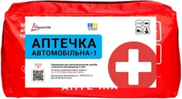 Аптечка медична автомобільна Poputchik 1 (АМА-1) м'який футляр (02-026-М)