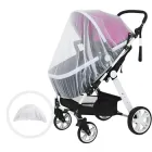 Москітна сітка на дитячий візочок універсальна Bodasan захист від комах Біла (BSC-04)