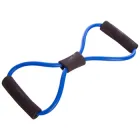 Еспандер вісімка EasyFit трубчастий сній (тренажер вісімка для фітнесу) EF-3947-bl
