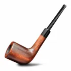 Люлька для куріння з дерева груші прямої форми KAF228 не під фільтр (прямотік) Україна