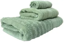 Набір 3 бамбукових рушники Lovely Svi для ванної 70х140 см + 50х90 см + 33х33 см Оливковий (260861611)