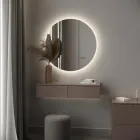 Сучасне дзеркало з LED-підсвіткою у ванну, спальню або вітальню Токіо 500