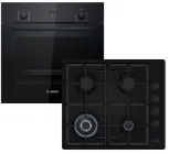 Комплект Bosch Духова шафа HBF512BB1T + Газова варильна поверхня PBH6C6K90R
