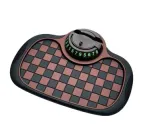 Килимок антиковзкий для телефону з табличкою для номера на торпеду автомобіля