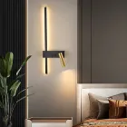 Лінійний бра Vogue зі спотом ліва Line.F WB 10/2 L BK