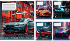 Набір зошитів учнівських YES Sreet legend A5 12 аркушів у клітинку x 25 шт (4823092294791)