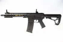 Дитячий іграшковий автомат Орбіган AR15 Pro (MK6) акумуляторний на орбізах (гідрогелеві кульки) / Гель бластер Чорний