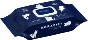 Серветки вологі Pet Clean PET GROOMING POUCH зволожуючі для грумінгу домашніх тварин з легким ароматом квітучої японської вишні 100 шт (8939111099448)