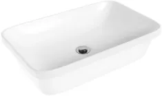 Раковина Helmken 37060000 60 см біла + сифон + донний клапан Click-Clack хром