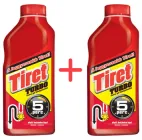 Упаковка засобів Tiret Turbo для усунення засмічень в каналізаційних трубах 500 мл х 2 шт (5997321741833/5908252012077)