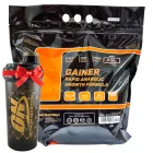 Гейнер BioLine Nutrition для набору ваги та росту маси 3 кг. в м'якій упаковці + шейкер шоколад