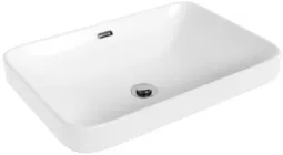 Раковина Helmken 44152000 56 см біла + донний клапан Click-Clack хром