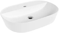 Раковина Helmken 46060000 60 см біла + донний клапан Click-Clack хром