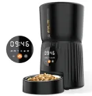 Автоматична годівниця для домашніх тварин 4 л з Wi-Fi та додатком — Smart годівниця для котів і собак Tuya чорна