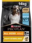 Сухий корм для дорослих собак Purina Pro Plan з надлишковою масою тіла та/або стерилізованих з білою рибою 14 кг (8445290525338)
