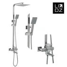 Душова система універсальна Lidz Kubis 1030 із змішувачем із нержавіючої сталі (10 30 006 15)