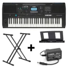 Синтезатор Yamaha PSR-E473 + стійка посилена, пюпітр, блок живлення