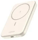 Магнітний Magsafe Павербанк Ugreen PB560 5000 mAh 15Вт з бездротовою магнітною зарядкою для iPhone15/15 Pro/15 Pro Max, iPhone 14/13/12 Series Бежевий