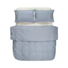 Постільна білизна Lotus Home - Premium Percale Stripe синій євро (svt-2000022342643)