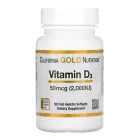 Вітамін D3 California Gold Nutrition 2000 МО 50 мкг 90 капсул