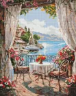 Алмазна мозаїка Ideyka Літня тераса 40х50 см (AMO8179)