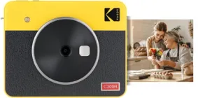 Фотокамера миттєвого друку Kodak Mini Shot 3 Retro Yellow (C300RY)