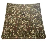 Парасолька квадратна від дощу та сонця з нейлону та 4 металевими спицями купол із клапаном діаметром 2х3 м Камуфляж